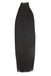 Negru Natural Extensii Cusute Premium